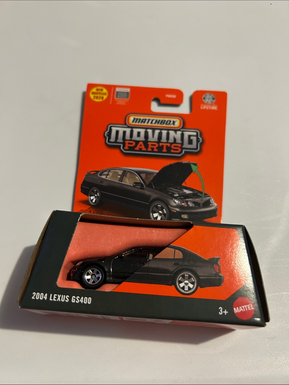 Match 2004 Lexusy GS400 Die-Cast Car - Black